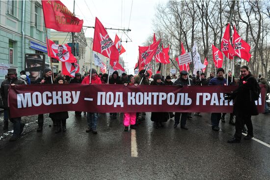 March for the rights of Muscovites