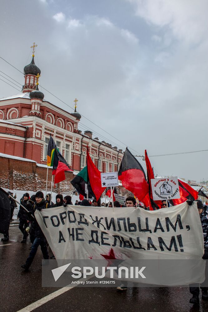 March for the rights of Muscovites