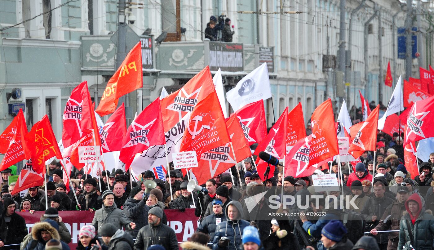 March for the rights of Muscovites