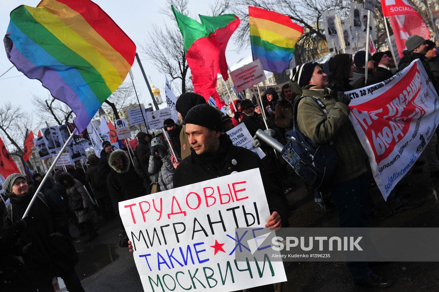 March for the rights of Muscovites