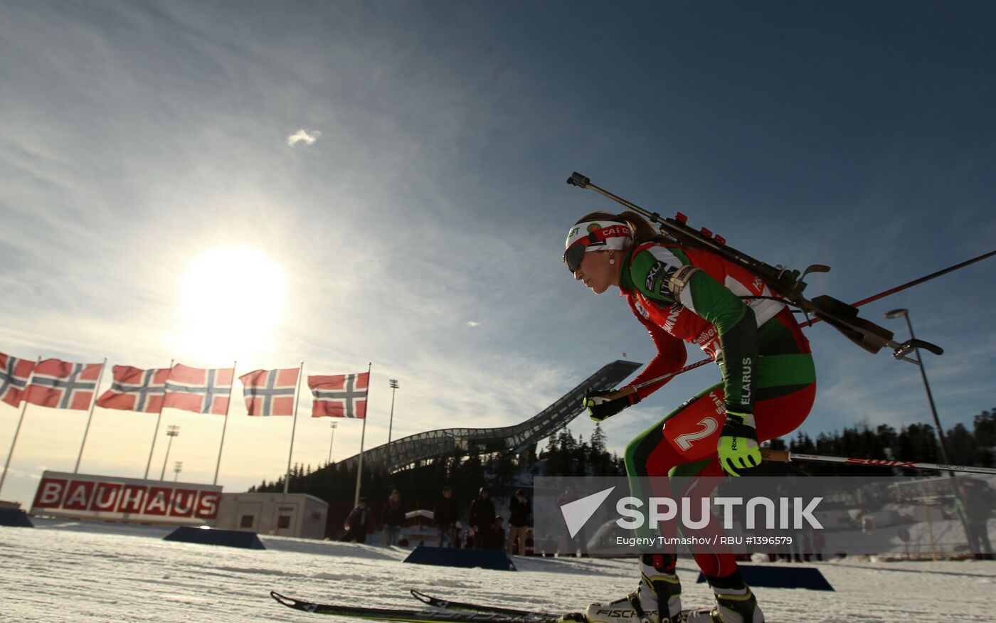 Biathlon. 7th stage of World Cup. Women's pursuit