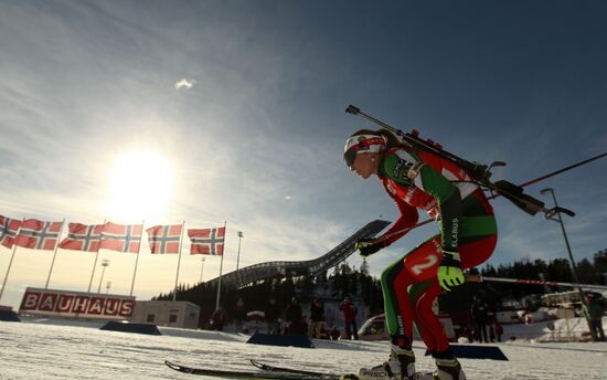 Biathlon. 7th stage of World Cup. Women's pursuit