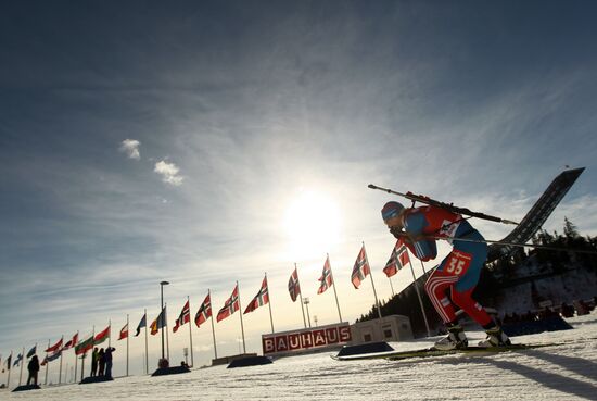 Biathlon. 7th stage of World Cup. Women's pursuit