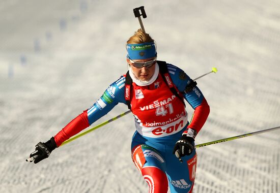 Biathlon. 7th stage of World Cup. Women's pursuit