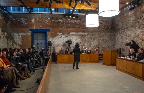 Stage play about the Pussy Riot case halted by FMS agents