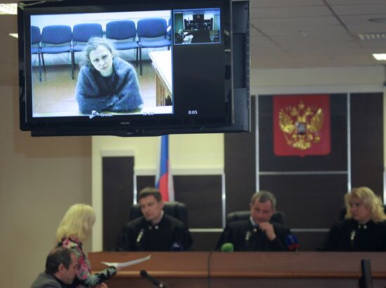 Maria Alyokhina's appeal considered at Perm Territory Court