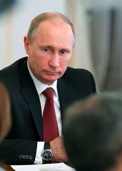 Vladimir Putin conducts ASI Supervisory Council meeting