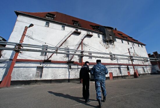 Prison in Tapiau Castle, Kaliningrad region
