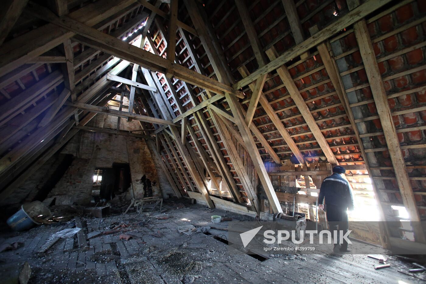 Prison in Tapiau Castle, Kaliningrad region