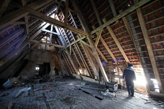 Prison in Tapiau Castle, Kaliningrad region