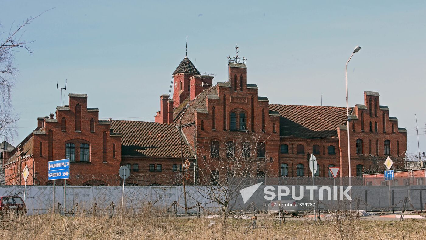 Prison in Tapiau Castle, Kaliningrad region