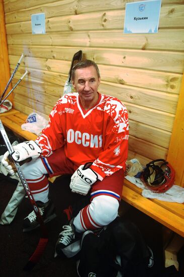 ICE HOCKEY MATCH RED SQUARE MOSCOW