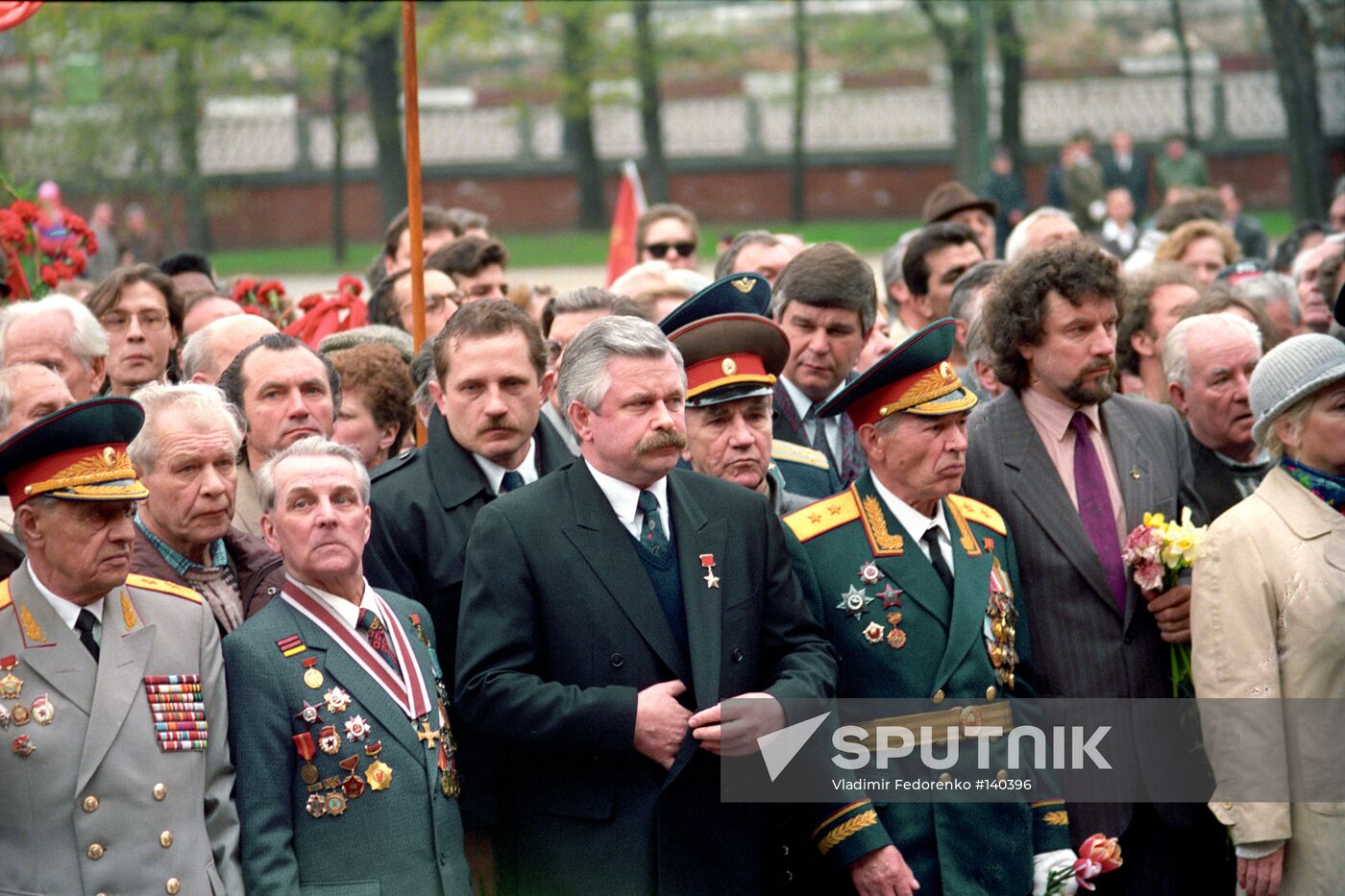 ALEXANDER RUTSKOI DEMONSTRATION MAY 9 