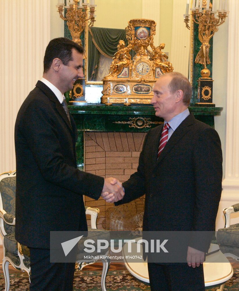 BASHAR AL-ASSAD VLADIMIR PUTIN