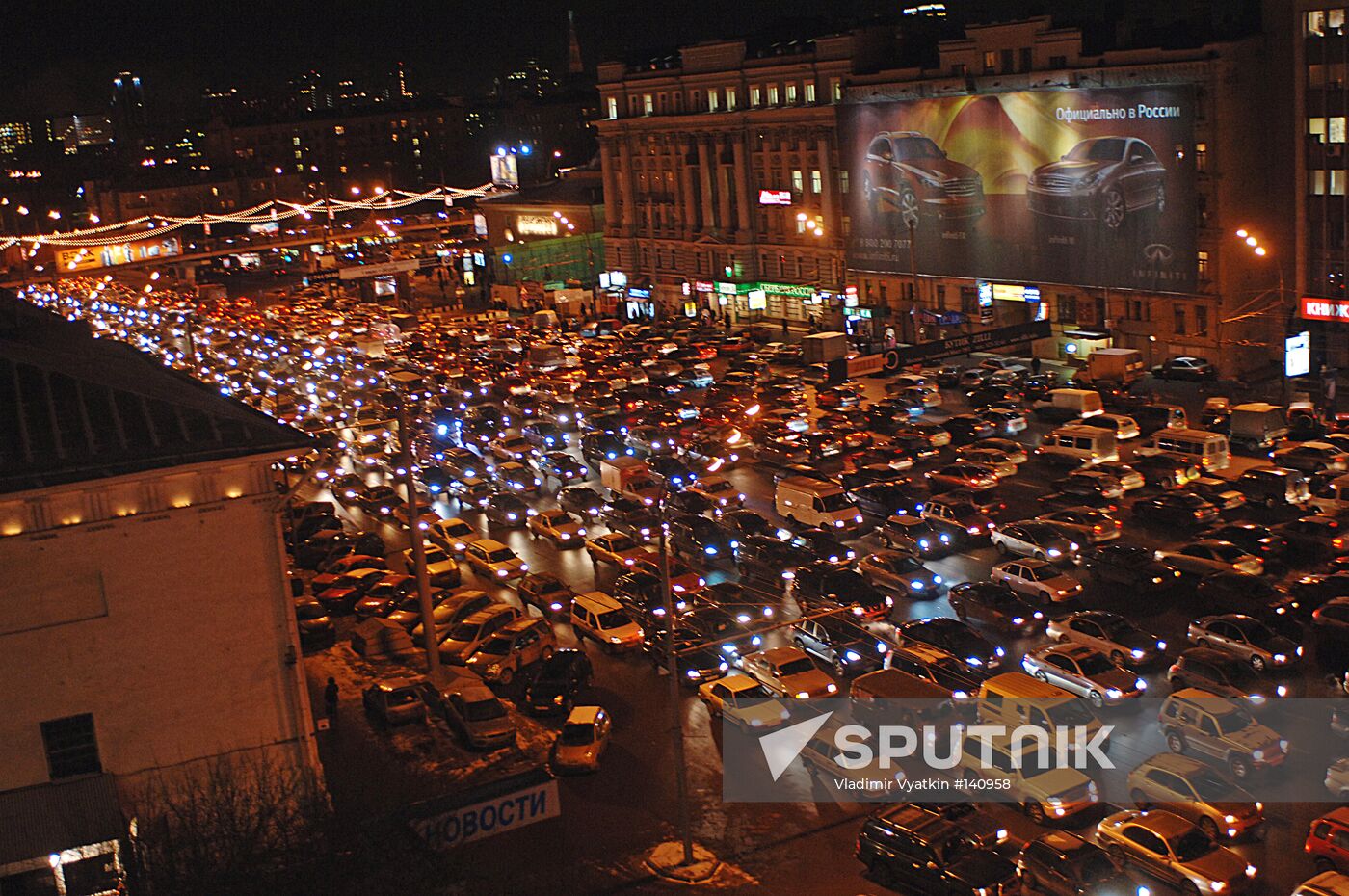 MOSCOW TRAFFIC JAM