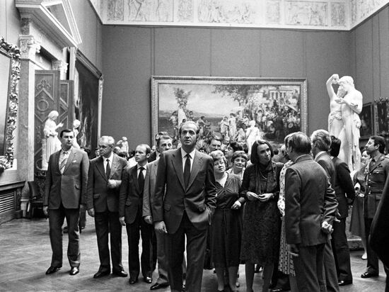 KING SPAIN CARLOS I  QUEEN SOFIA RUSSIAN MUSEUM 