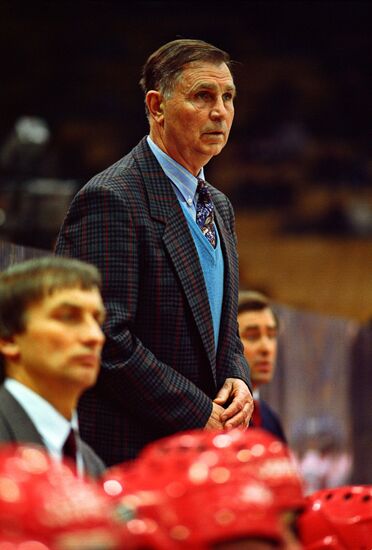 TIKHONOV COACH HOCKEY