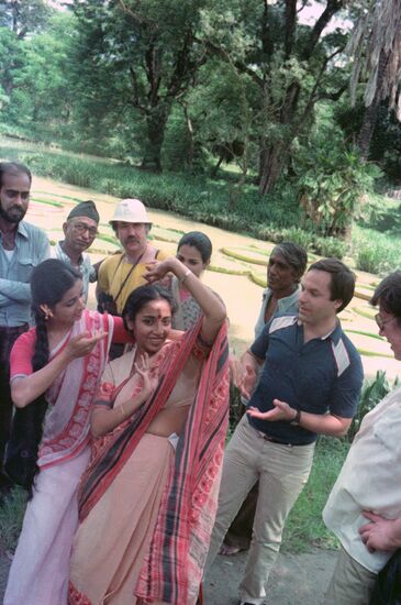 NAKHAPETOV SOVIET-INDIAN FILM SET PREPARATIONS