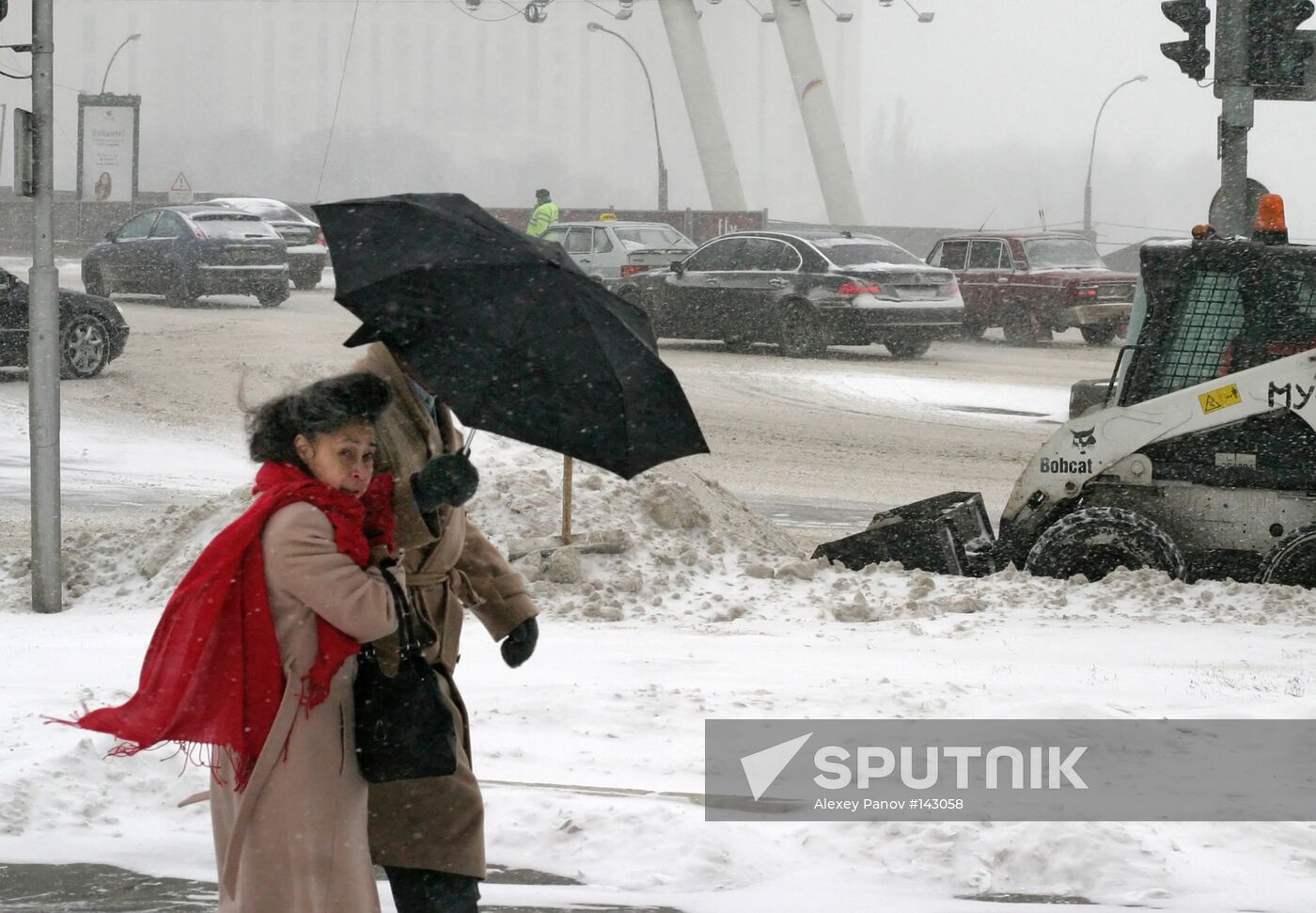 SNOWFALL IN MOSCOW 