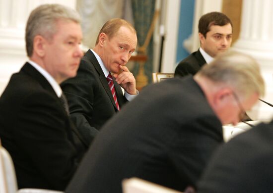 SERGEI SOBYANIN, VLADIMIR PUTIN, VLADISLAV SURKOV