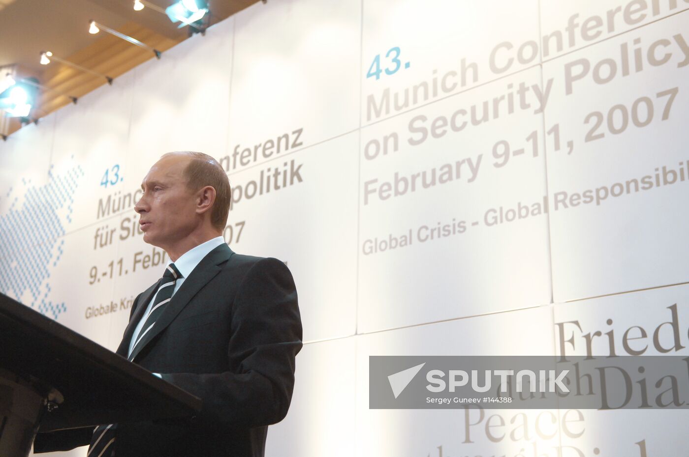 MUNICH CONFERENCE ON SECURITY POLICY