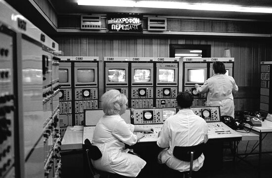 TV CENTER OSTANKINO PROJECTION BOOTH