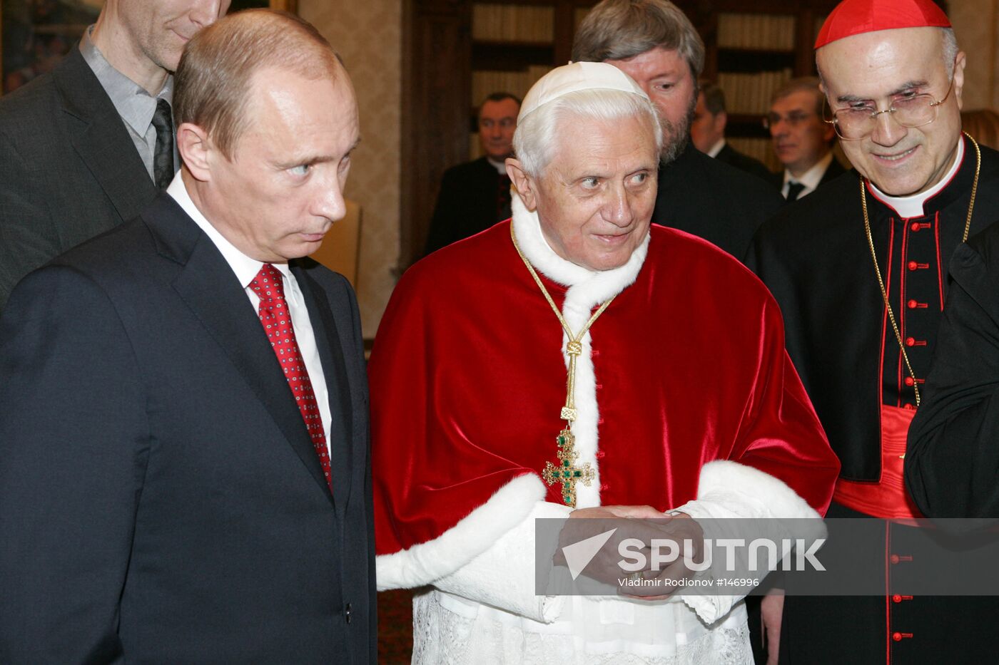 POPE BENEDICT XVI VLADIMIR PUTIN