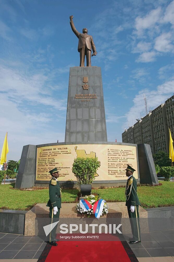 MONUMENT TO ANGOLA'S FIRST PRESIDENT AGOSTINHO NETO