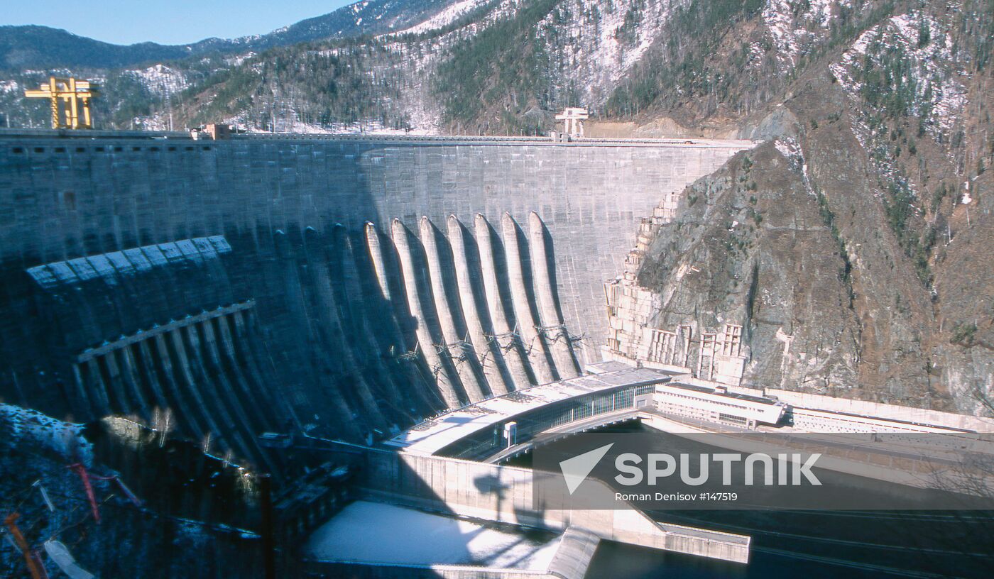 DAM OF SAYANO-SHUSHENSKAYA HPP