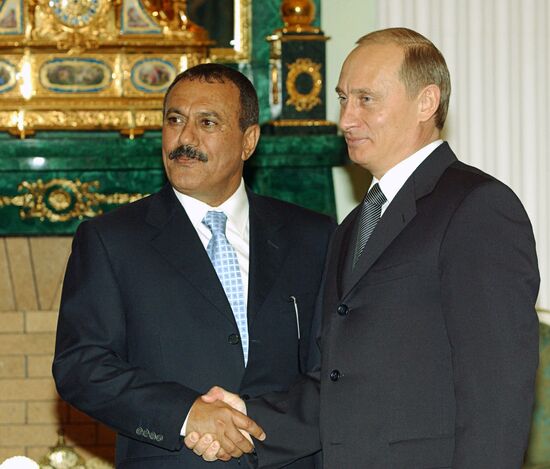 VLADIMIR PUTIN ALI ABDULLAH SALEH KREMLIN
