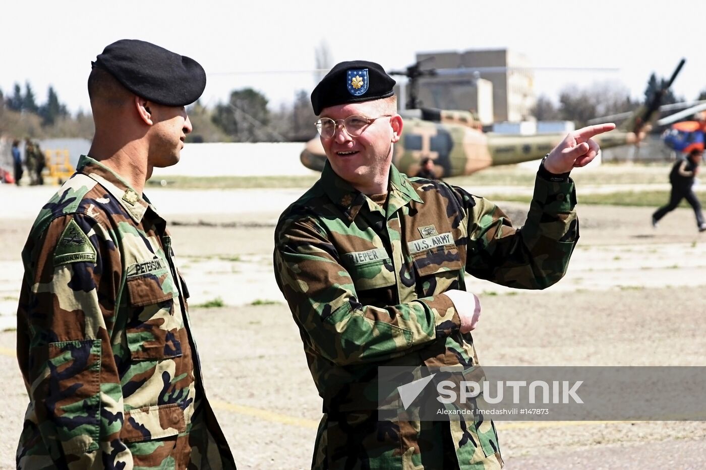 GEORGIA AIRFIELD FORCE DISPATCH IRAQ U.S. INSTRUCTORS