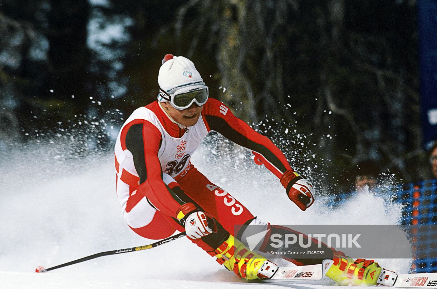 SERGEI PETRIL MOUNTAIN SKIER OLYMPICS CALGARY