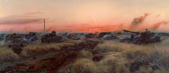 PYOTR KRIVONOGOV PAINTING WWII