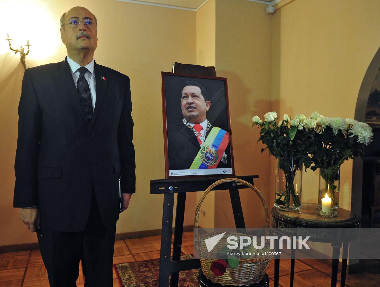 Mourning at Venezuelan Embassy in Moscow