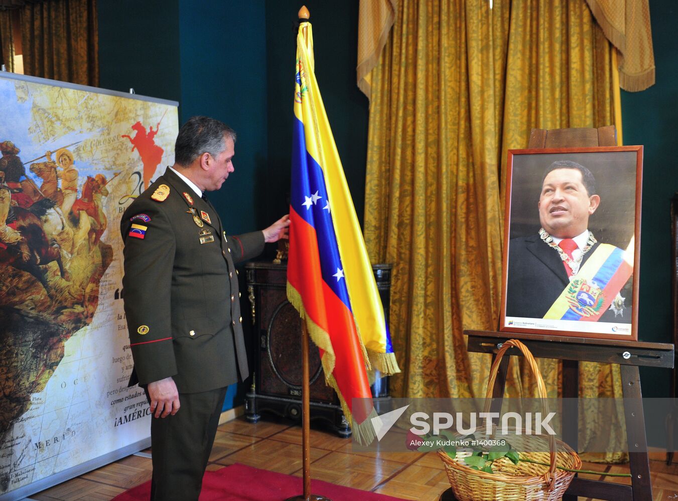 Mourning at Venezuelan Embassy in Moscow