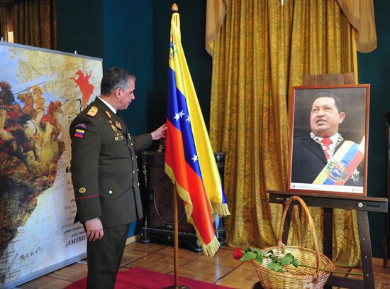 Mourning at Venezuelan Embassy in Moscow