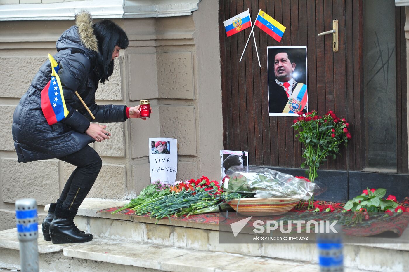 Mourning at Venezuelan Embassy in Moscow