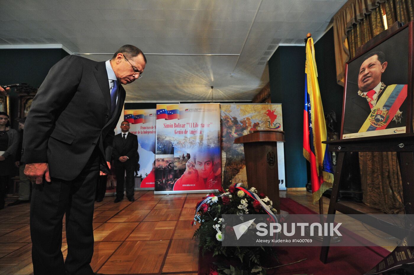 Mourning at Venezuelan Embassy in Moscow