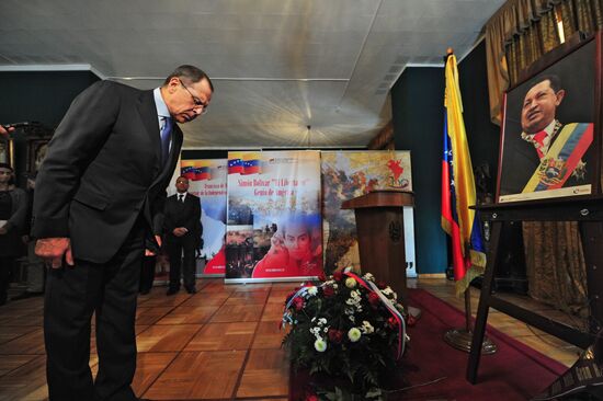 Mourning at Venezuelan Embassy in Moscow