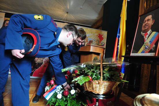 Mourning at Venezuelan Embassy in Moscow