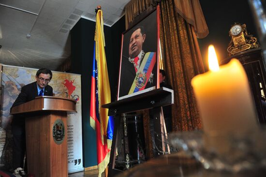 Mourning at Venezuelan Embassy in Moscow