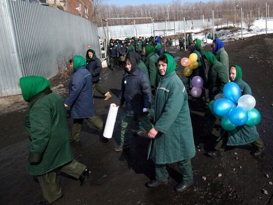 Beauty pageant at Penal Colony No. 10 in Primorye Territory