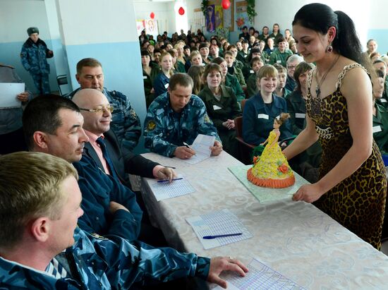 Beauty pageant at Penal Colony No. 10 in Primorye Territory