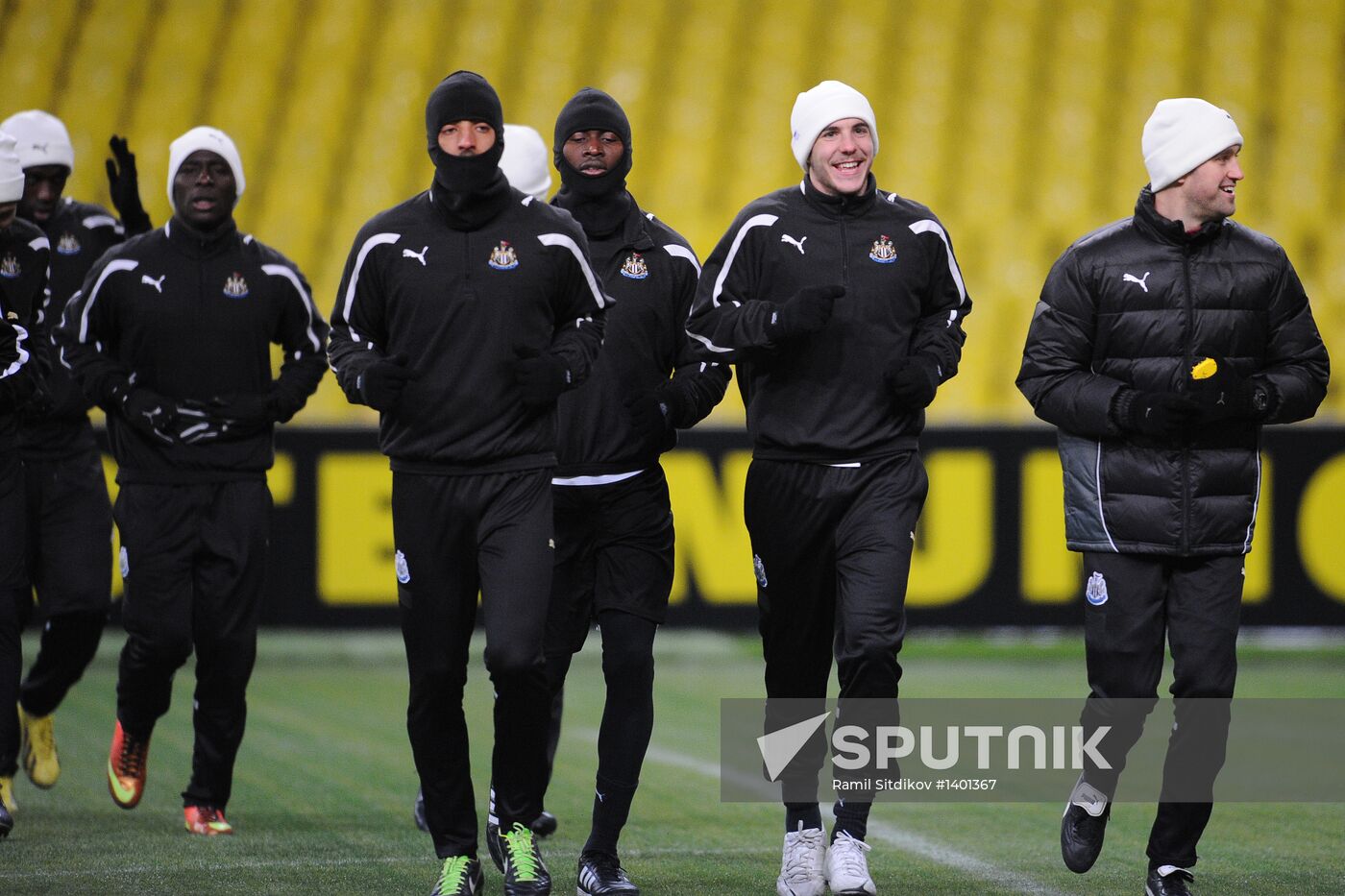 FC Newcastle United holds training session