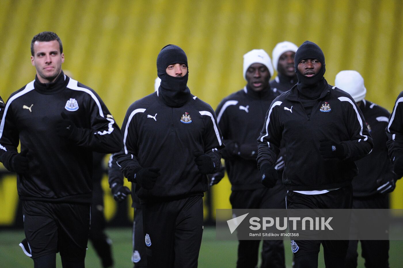 FC Newcastle United holds training session