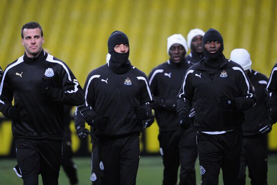 FC Newcastle United holds training session