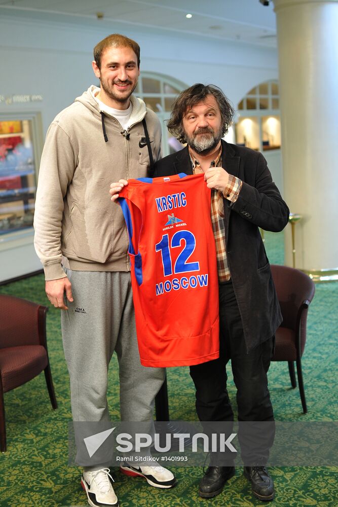 CSKA basketball club player Nenad Krstic