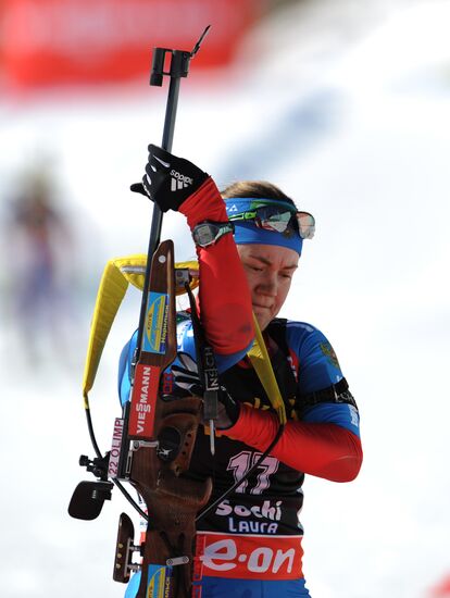 Biathlon World Cup. Stage 8. Women's individual race