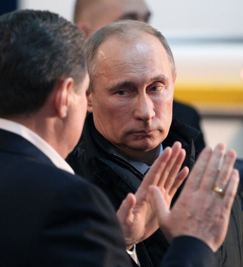 Vladimir Putin visits Northwestern Federal District