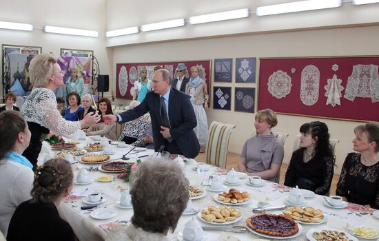 Vladimir Putin visits Northwestern Federal District